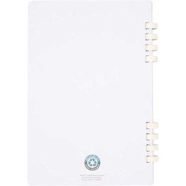 Logo trade advertising products image of: Fil A5 hard cover RCS recycled spiral notebook