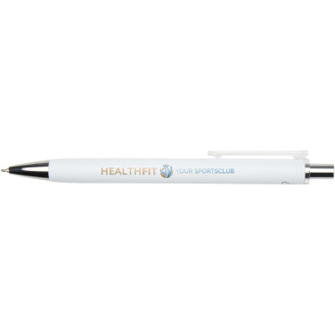 Logo trade promotional giveaway photo of: Feld RCS recycled ballpoint pen with metallic finish (black ink)