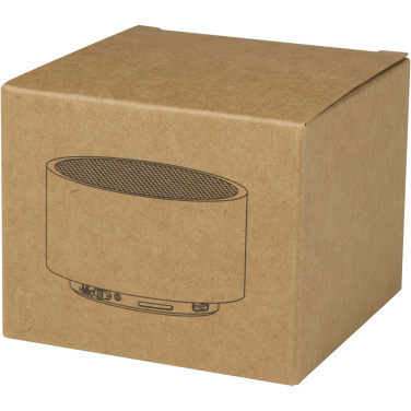 Logo trade promotional merchandise image of: Ankaa 3W recycled aluminium wireless Bluetooth® speaker