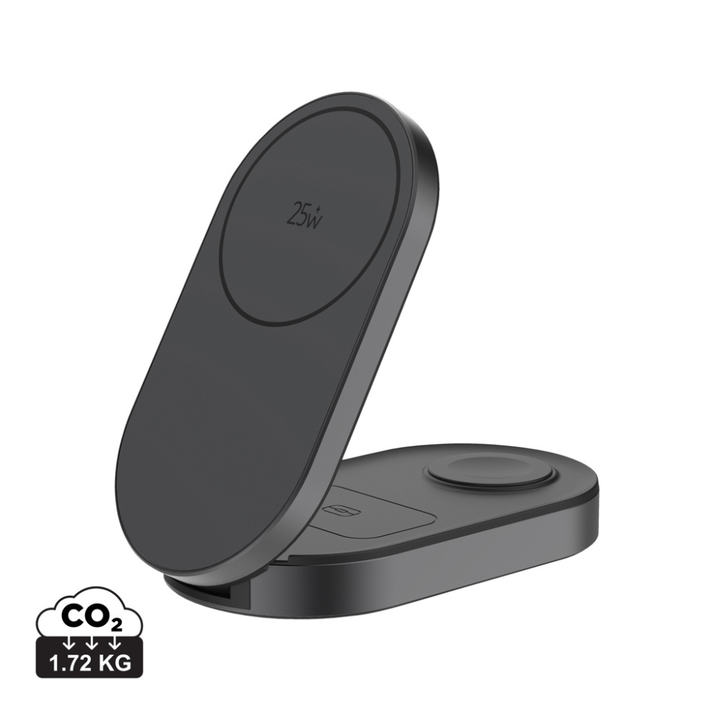 Logotrade promotional products photo of: Quantum ultra-fast 3-in-1 25W Foldable Wireless Charger
