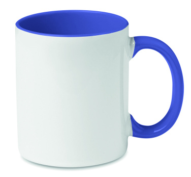 Logo trade promotional giveaways image of: Coloured sublimation mug