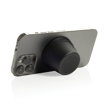 Logo trade promotional gifts image of: Nivio RCS recycled aluminum magnetic 5W Speaker