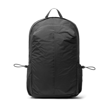 Logo trade promotional giveaway photo of: KENTO URBAN RCS recycled nylon 15.6 inch Backpack with front