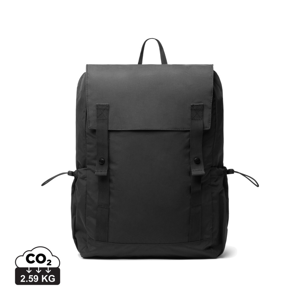 Logo trade promotional giveaway photo of: KENTO URBAN RCS recycled nylon Everyday Backpack