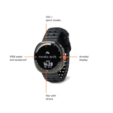 Logo trade promotional products picture of: Nordic Drift Titan High performance Watch
