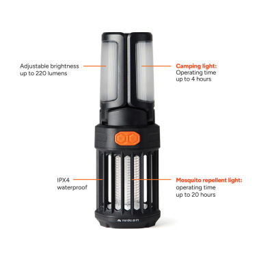 Logo trade promotional items image of: Nordic Drift Titan Portable mosquito repellent camping light