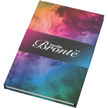 Logotrade promotional item picture of: Novella Brontë A5 matt hard cover notebook - 100 sheets