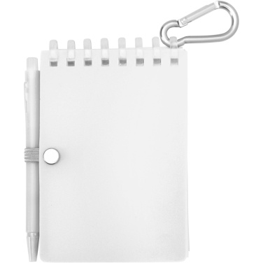 Logotrade advertising products photo of: Lig Mini recycled outdoor soft cover notebook and ballpoint pen set (black ink)