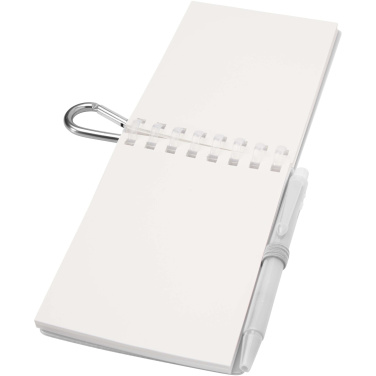 Logotrade promotional products photo of: Lig Mini recycled outdoor soft cover notebook and ballpoint pen set (black ink)