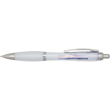 Logotrade promotional gift picture of: Nash RCS recycled plastic ballpoint pen (blue ink)