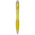 Nash RCS recycled plastic ballpoint pen (blue ink), Yellow