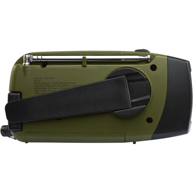 Logotrade promotional gift picture of: Avior RCS recycled plastic emergency radio