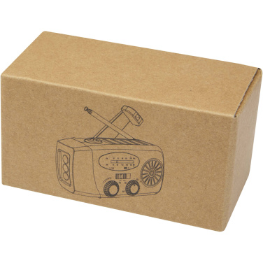 Logo trade promotional product photo of: Avior RCS recycled plastic emergency radio