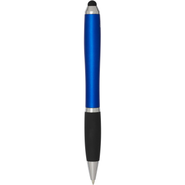 Logo trade promotional gift photo of: Nash RCS recycled plastic stylus ballpoint pen (black ink)