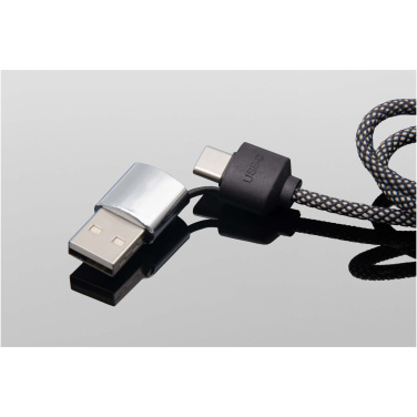 Logotrade advertising product image of: SCX.design C33 60W Type-C charging cable with dual light-up logo