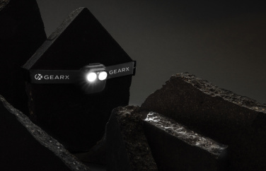 Logotrade advertising product picture of: Gear X RCS rPlastic head torch with motion sensor