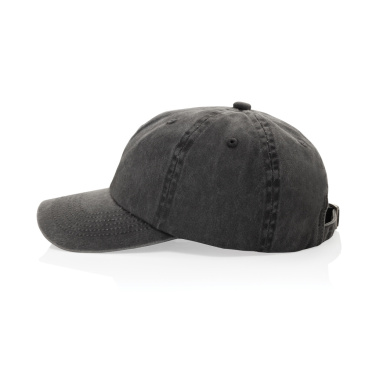 Logo trade promotional item photo of: BEAU AWARE™ Washed 6 panel 270gsm cotton twill cap