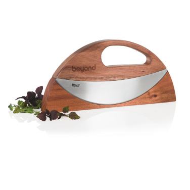 Logo trade promotional products picture of: AdHoc Wave Universal chopping knife and pizza cutter