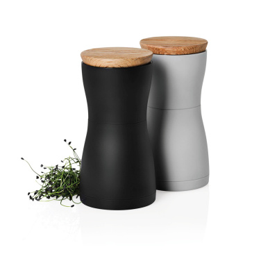 Logotrade promotional gift picture of: AdHoc Twin Salt and pepper mill set