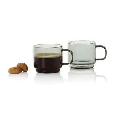 Logo trade promotional merchandise picture of: AdHoc Impact Espresso cups 70ml, 2 pcs set