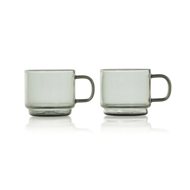 Logo trade promotional giveaways image of: AdHoc Impact Espresso cups 70ml, 2 pcs set