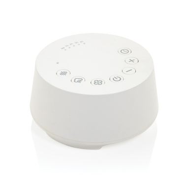 Logotrade promotional item picture of: Flora RCS recycled plastic white noise speaker