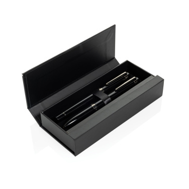 Logotrade promotional merchandise picture of: Swiss peak OSLO recycled stainless steel deluxe pen set