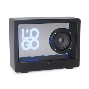 Logo trade promotional merchandise image of: Soundclear Transparent 5W wireless speaker
