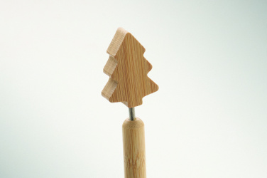 Logo trade promotional gifts picture of: Bamboo Christmas tree ball pen