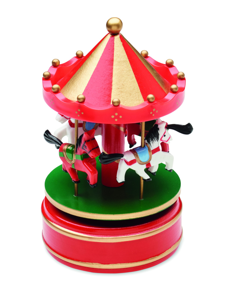 Logo trade promotional gifts image of: Mini carousel music box