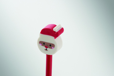 Logo trade promotional merchandise image of: Christmas pencil with eraser