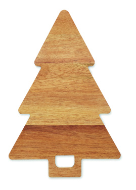 Logo trade promotional items image of: Acacia serving board Xmas tree