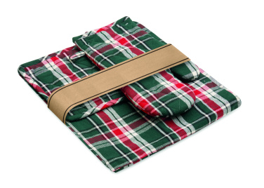 Logotrade promotional product image of: Chequered cotton kitchen set