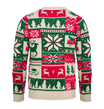 Logo trade business gifts image of: Christmas knitted sweater S-M