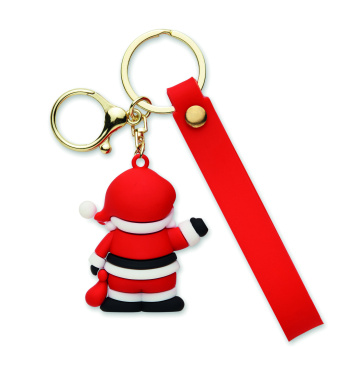 Logo trade advertising product photo of: Santa keyring bag charm