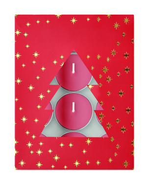 Logo trade corporate gifts picture of: Cinnamon scented tea light set