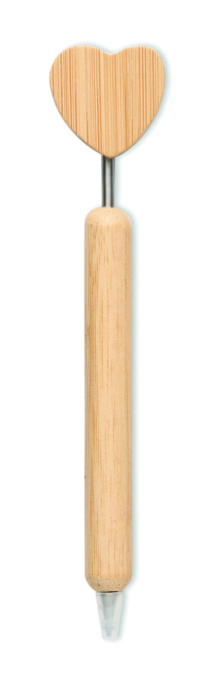 Logotrade business gift image of: Bamboo heart ball pen