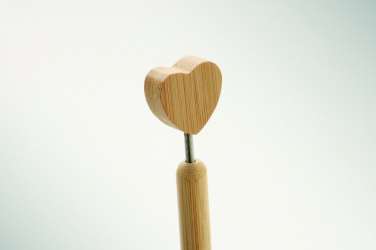 Logotrade business gift image of: Bamboo heart ball pen