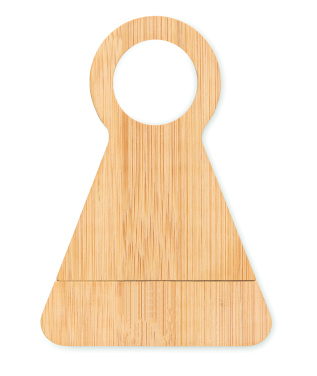 Logotrade promotional giveaway picture of: Bamboo bottle stand & opener