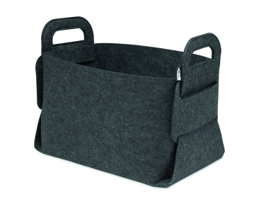 Logotrade promotional giveaway image of: Foldable RPET felt basket