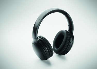Logo trade promotional items picture of: Foldable headphones in pouch