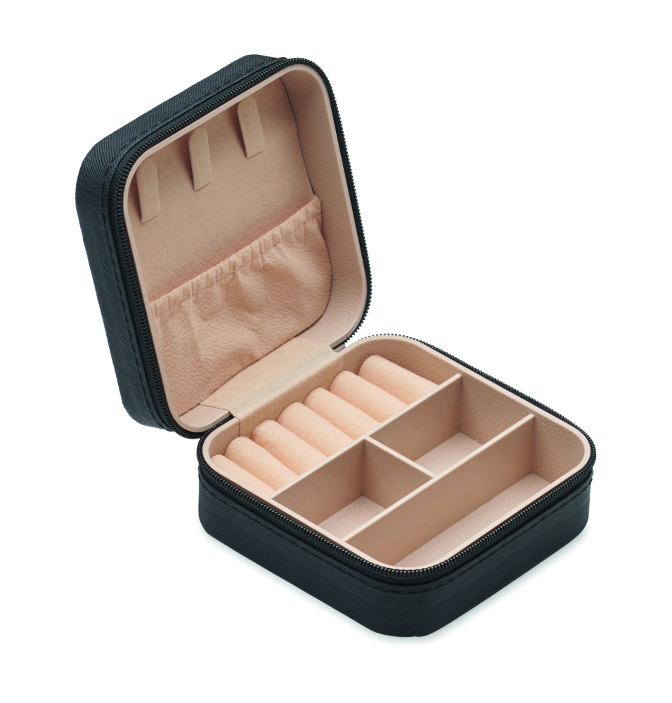 Logo trade business gifts image of: PU Travel jewellery box