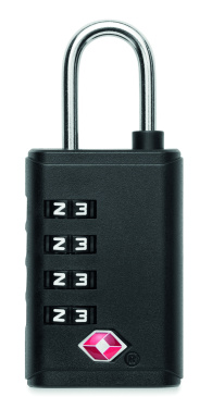 Logo trade promotional giveaways image of: TSA 4-digit combination lock