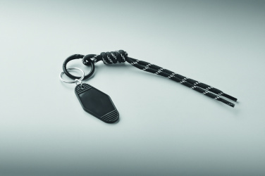 Logotrade promotional products photo of: Braided rope with tag keyring