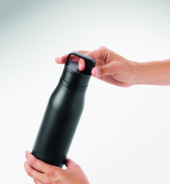 Logo trade promotional items image of: Double wall bottle 500ml