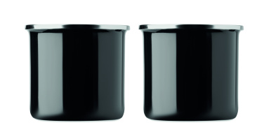 Logo trade promotional giveaway photo of: Fleece blanket & 2 mugs set