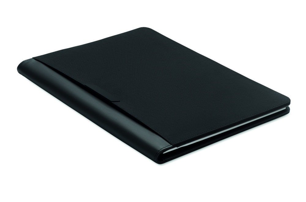 Logo trade business gifts image of: A4 portfolio with notepad