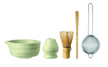 Logo trade corporate gifts image of: Matcha set 5 pcs