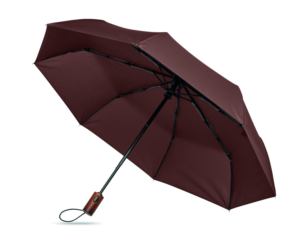 Logotrade promotional product picture of: 21" auto umbrella wood handle