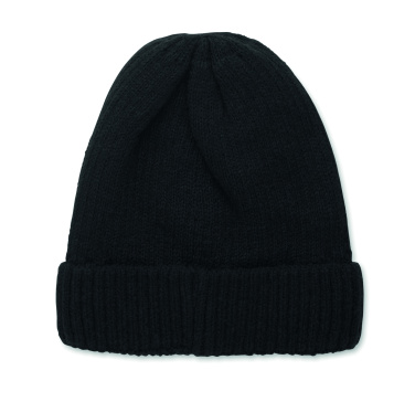 Logo trade corporate gift photo of: Knitted beanie with cuff